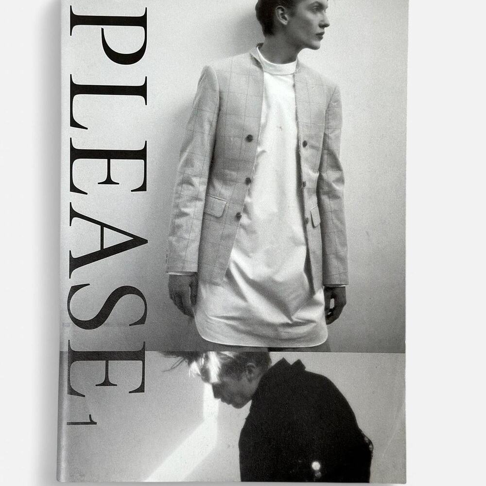 PLEASE magazine featuring COMME des GARÇONS (COMME des GARÇONS HOMME PLUS)